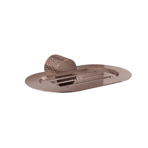 Jabonera En Bronce Cepillado - Serie Signature BRONCE-ROSE GOLD