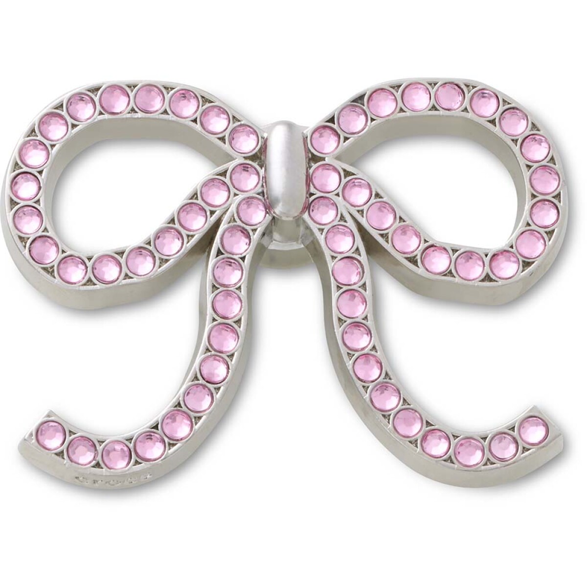 Jibbitz Pink Glittery Bow 