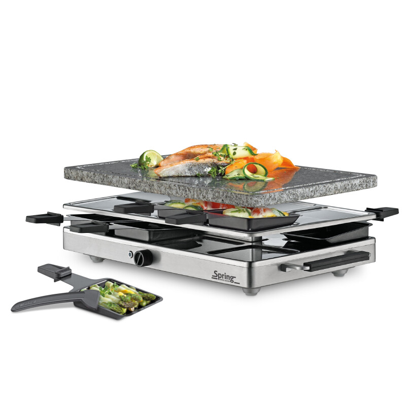 Raclette 8 Classic Spring con Piedra Raclette 8 Classic Spring con Piedra