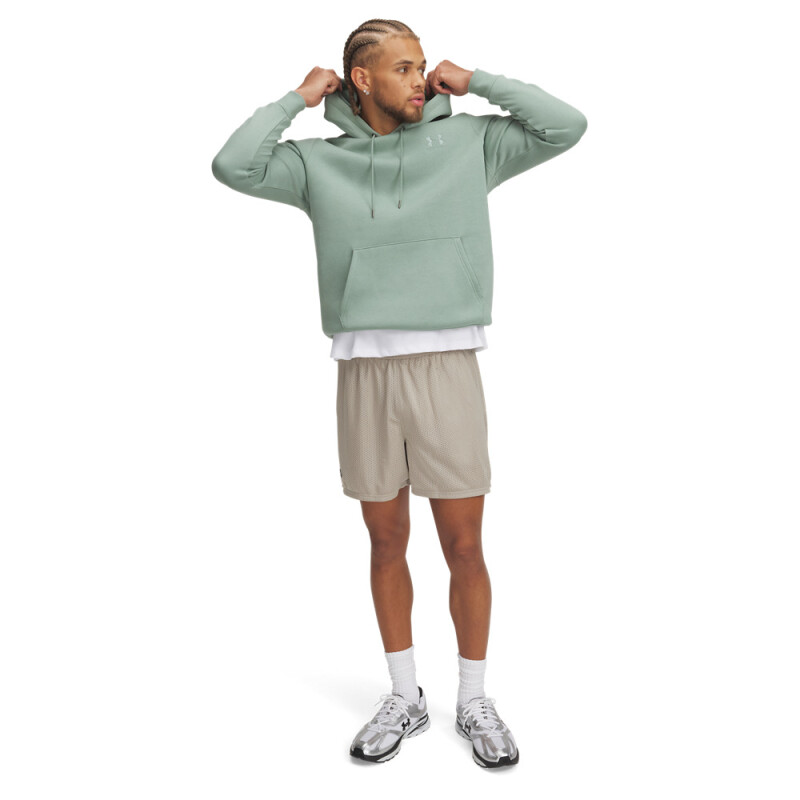 UA Icon Mesh Shorts-GRN BRN-203