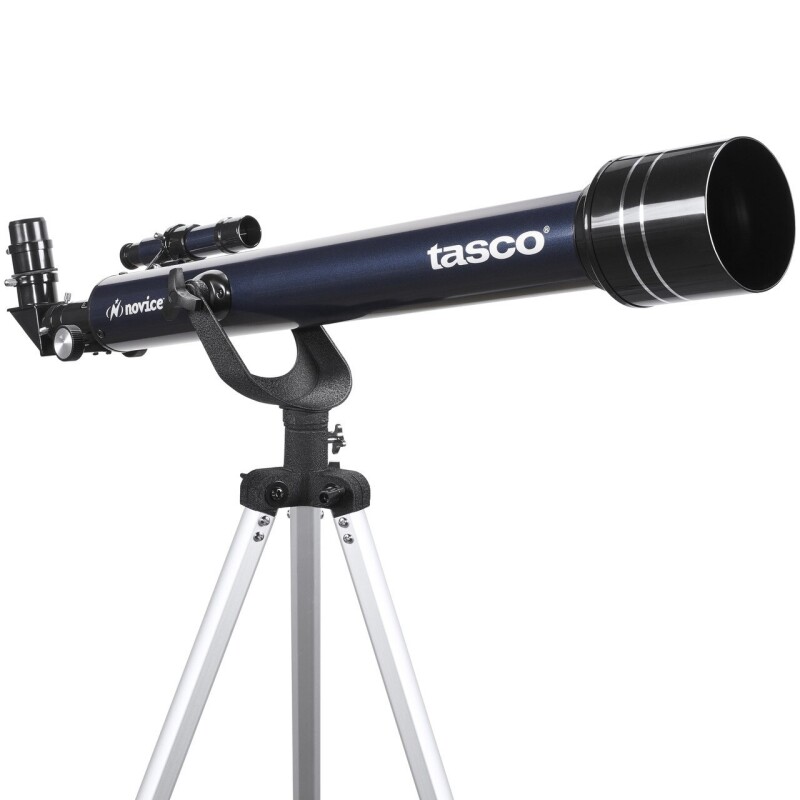 TASCO - TELESCOPIO - 60 X 700 MM NOVICE BLUE REFRACTOR 402X MAG.6X24 FINDERSCOPE BOX TASCO - TELESCOPIO - 60 X 700 MM NOVICE BLUE REFRACTOR 402X MAG.6X24 FINDERSCOPE BOX
