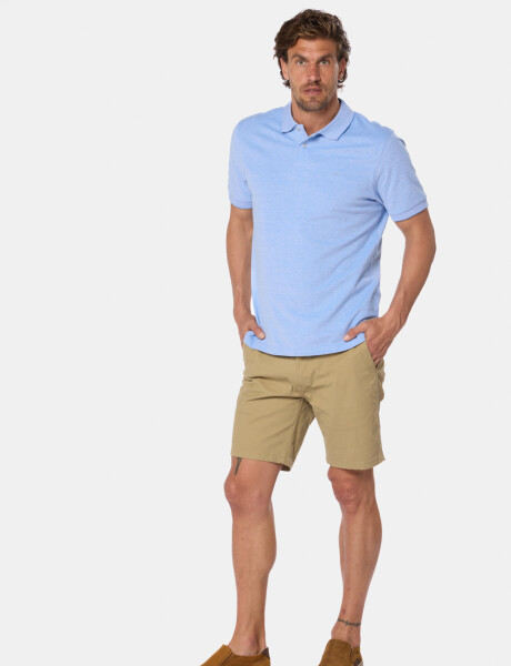 BERMUDA CON CINTURA ELASTIZADA Beige