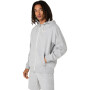 Hoodies Training Asics Logo Fleece Full Zip Hoodie Hombre Grey Heather