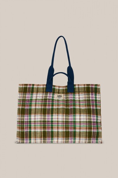 BOLSO SECRET CHECKS Verde