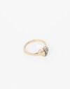 Anillos Chicos Metal Anillo Corazón Metal Biplating - Dorado