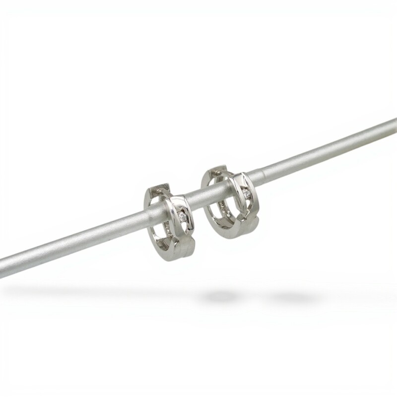 Caravanas Aros con Zirconia-Plata 925-Piedra Zirconia-CA3047 conpiedra