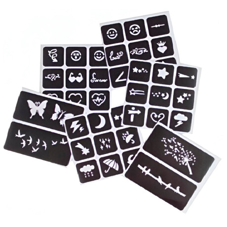 Set Completo Belleza Para Tatuajes Temporales Niña Jug027016
