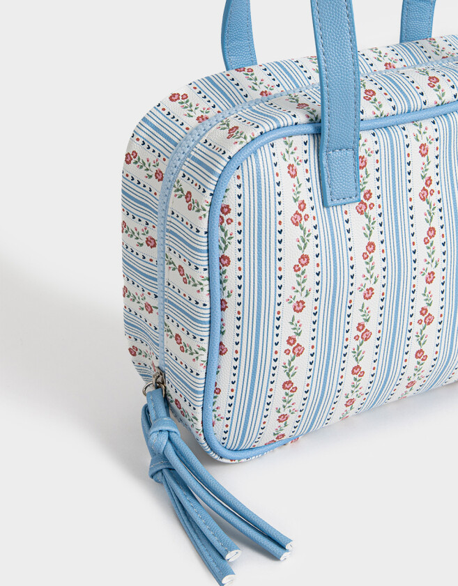 Porta Cosméticos Necessaires - Estampado Flores