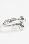 Pulsera cuff bold plateado