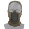 Balaclava con máscara de rejilla Verde