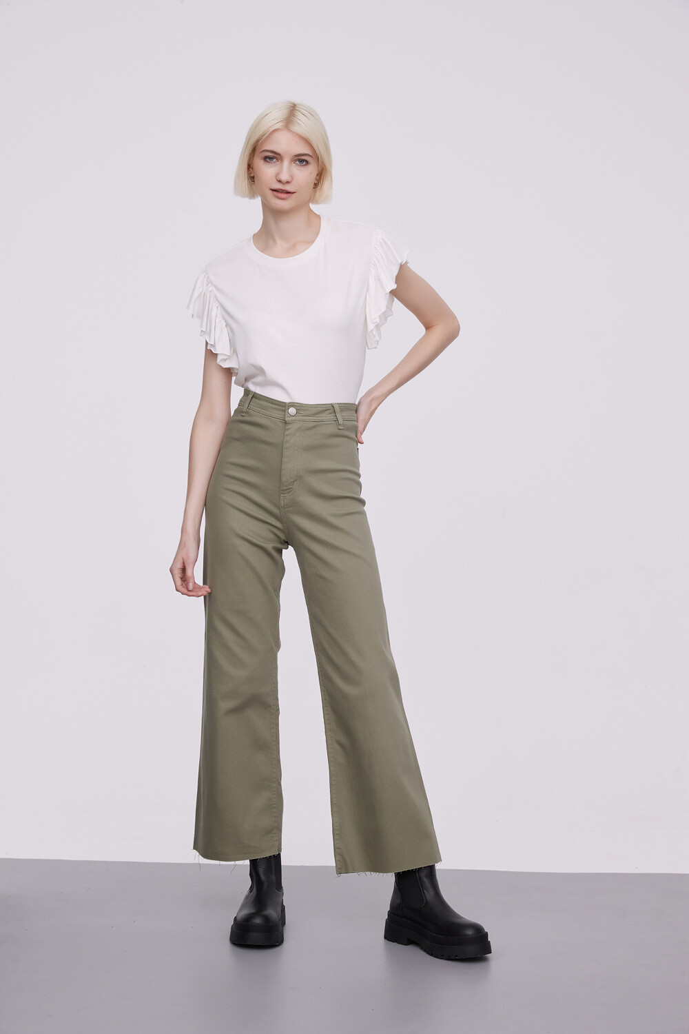 Pantalon Balton Verde Seco