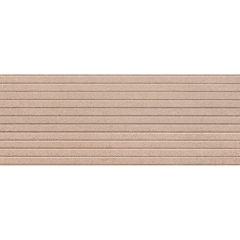 Ceramica Greige Mate Decorado Ripado 45X120Cm Pared GAMAS DE BEIGE