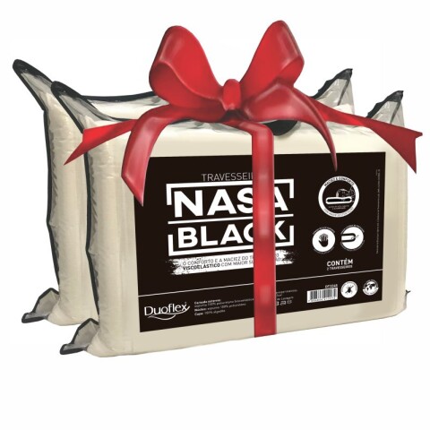 Almohada Viscoelástica Nasa Black Pack X 2 DT 3246 Almohada Viscoelástica Nasa Black Pack X 2 DT 3246