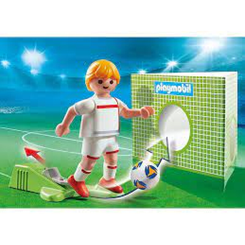 PLAYMOBIL Sports y Action, Jugador de fútbol, Inglaterra 70484 PLAYMOBIL Sports y Action, Jugador de fútbol, Inglaterra 70484