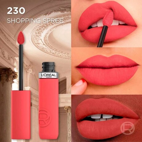 L’Oréal Paris Labial Infallible Le Matte Resistance 230 Shopping Spree – Labial Larga Duración L’Oréal Paris Labial Infallible Le Matte Resistance 230 Shopping Spree – Labial Larga Duración