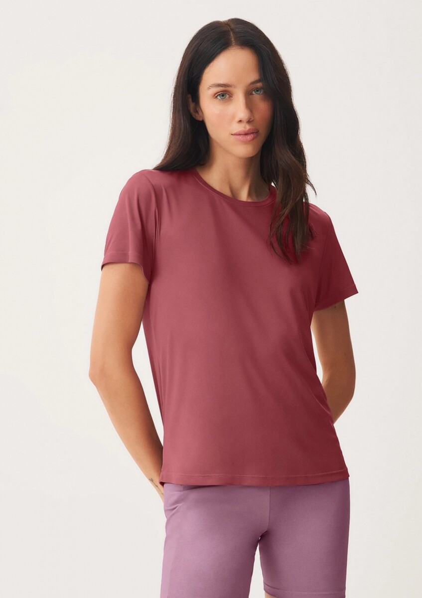 CAMISETA DEPORTIVA CON PROTECCIÓN UV - ROSADO 