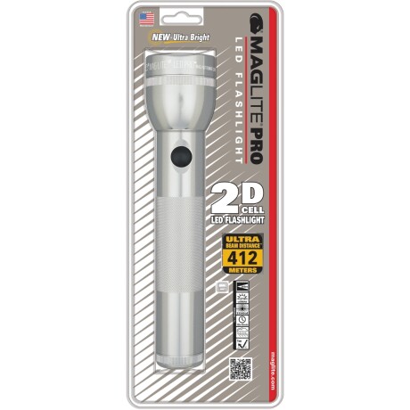 Linterna LED Maglite 2D 168lm Plateado