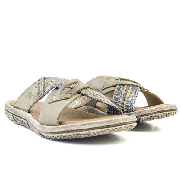 Sandalias Country Tiras Cruzadas de Mujer - 8301 Tostado