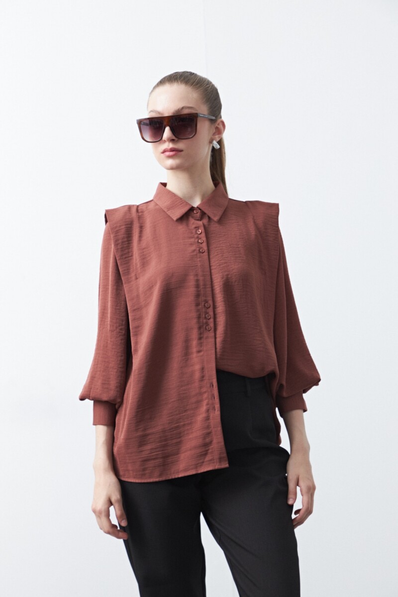 CAMISA PUA - Ladrillo 
