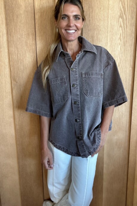 Sobrecamisa Sol Denim Tostado