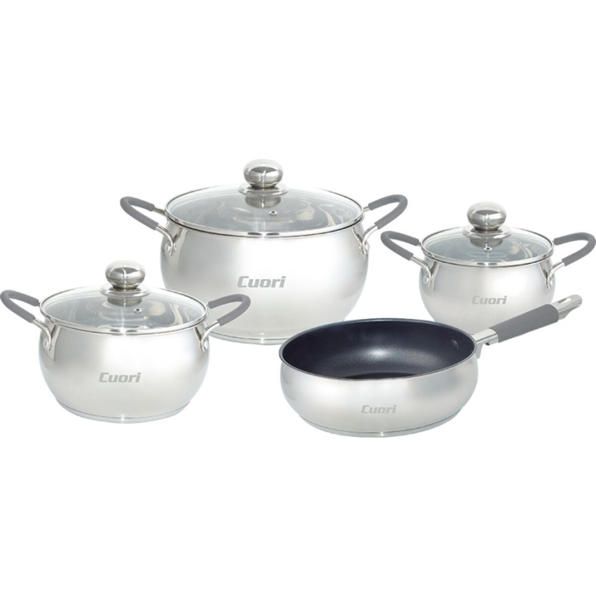 Batería de Cocina 7 Piezas Parma 