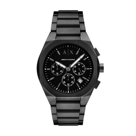 Reloj Armani Exchange Fashion Acero Inoxidable Negro 0