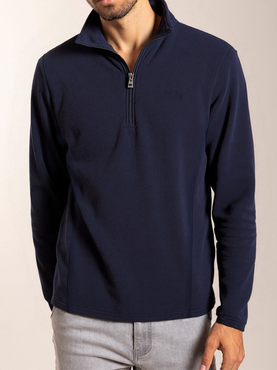 SWEATER POLAR M/C LAZA - Navy 