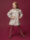 Vestido De Rayas Gris Claro