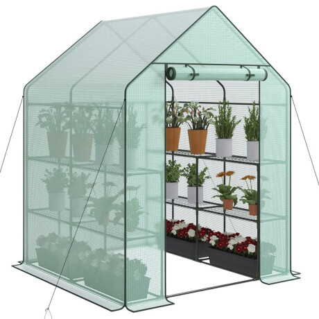 Invernadero Ecodrop con Estantes 145x73x190cm Invernadero Ecodrop con Estantes 145x73x190cm