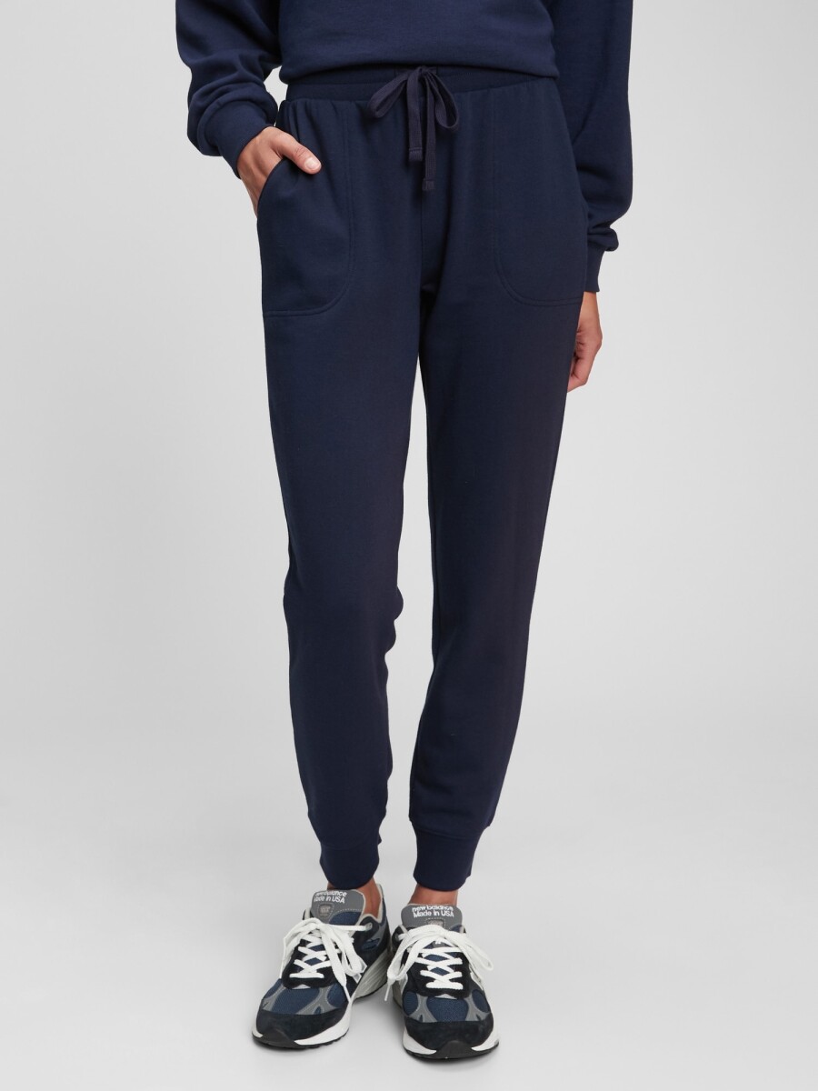 Pantalon Deportivo Con Puño Mujer - Navy Uniform 