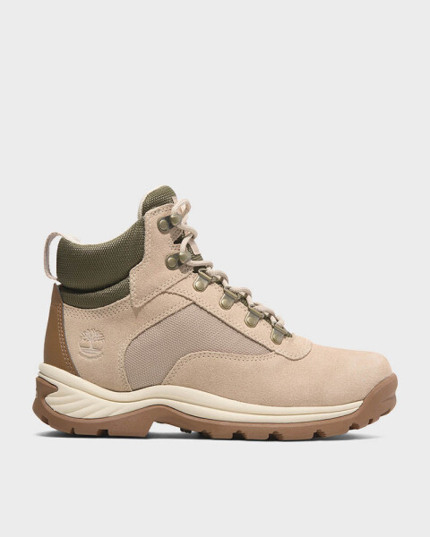Botas White Ledge Mid Waterproof Mujer Light Beige Suede