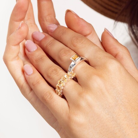 Anillo Amara Citrino - Plata 925 Anillo Amara Citrino - Plata 925