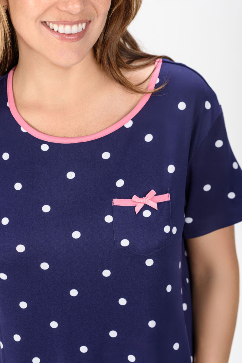 CAMISÓN ESTAMPADO ESTAMPADO LUNARES
