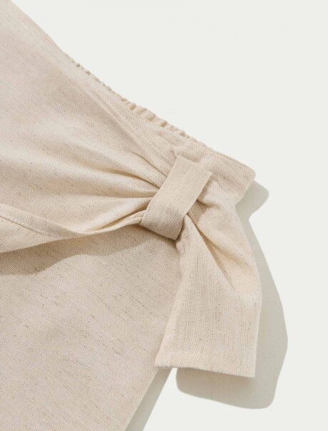 SHORT POLLERA INFANTIL BEIGE