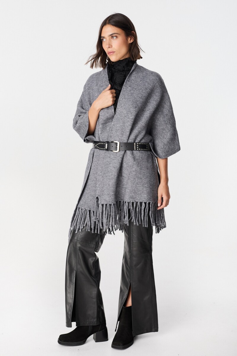 Ruana Calen Gris