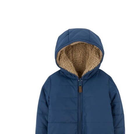 Campera Reversible Carters Azul y Sherpa AZUL