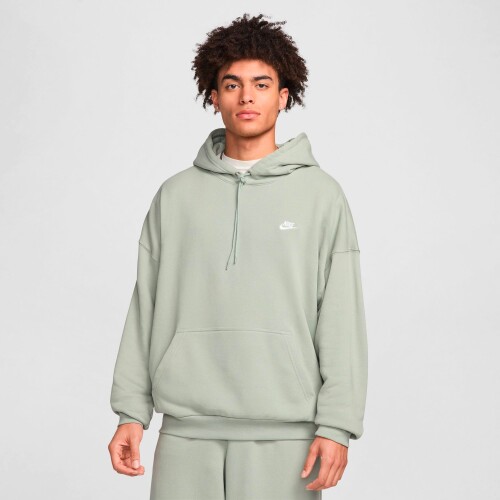 Abrigo Nike Club Ft Oversized de Hombre Verde