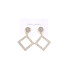 Aretes brillantes cuadrados Aretes Brillantes Cuadrados