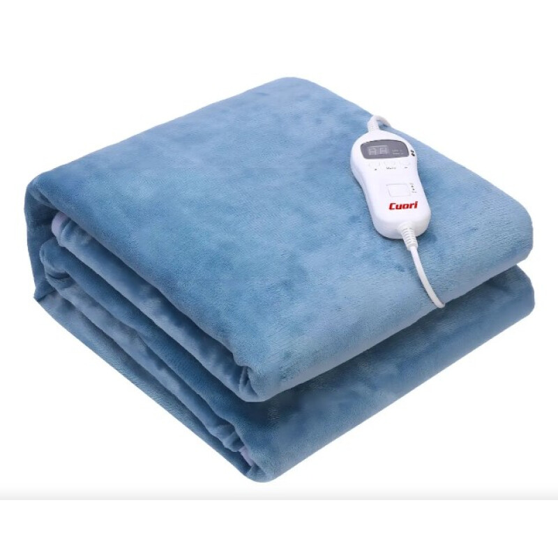 Manta Eléctrica Cuori Caribe 1 Plaza Tela Polar 10 Niveles Apagado Automático Azul 160x130 Manta Eléctrica Cuori Caribe 1 Plaza Tela Polar 10 Niveles Apagado Automático Azul 160x130