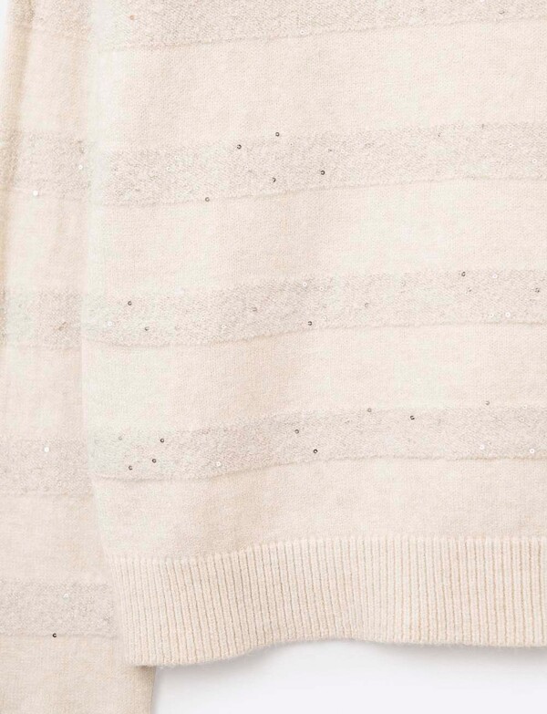 Buzo Lana Brillos BEIGE
