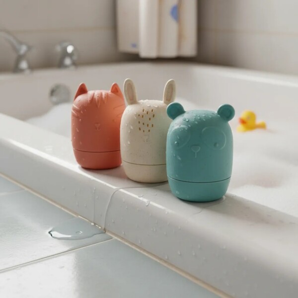 Juego baño animales lavables BUBA silicona Juego baño animales lavables BUBA silicona