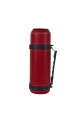 Termo de acero forrado 1 litro Rojo