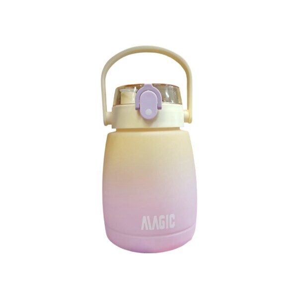 Botella con correa 1.3L violeta