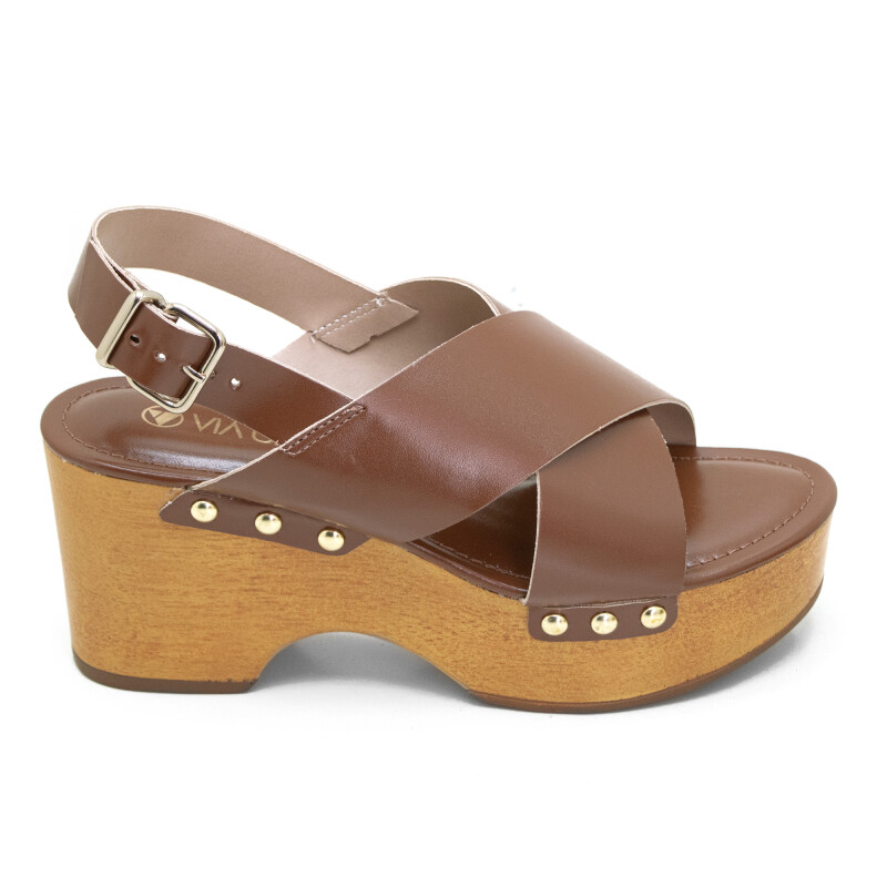 Sandalias VIA UNO de Mujer - 946002 Caramelo