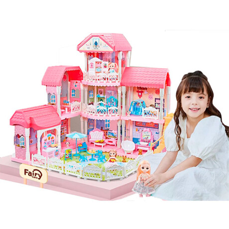 Casa de Muñecas Bay Dreamy 3 Plantas Muebles y Accesorios 001