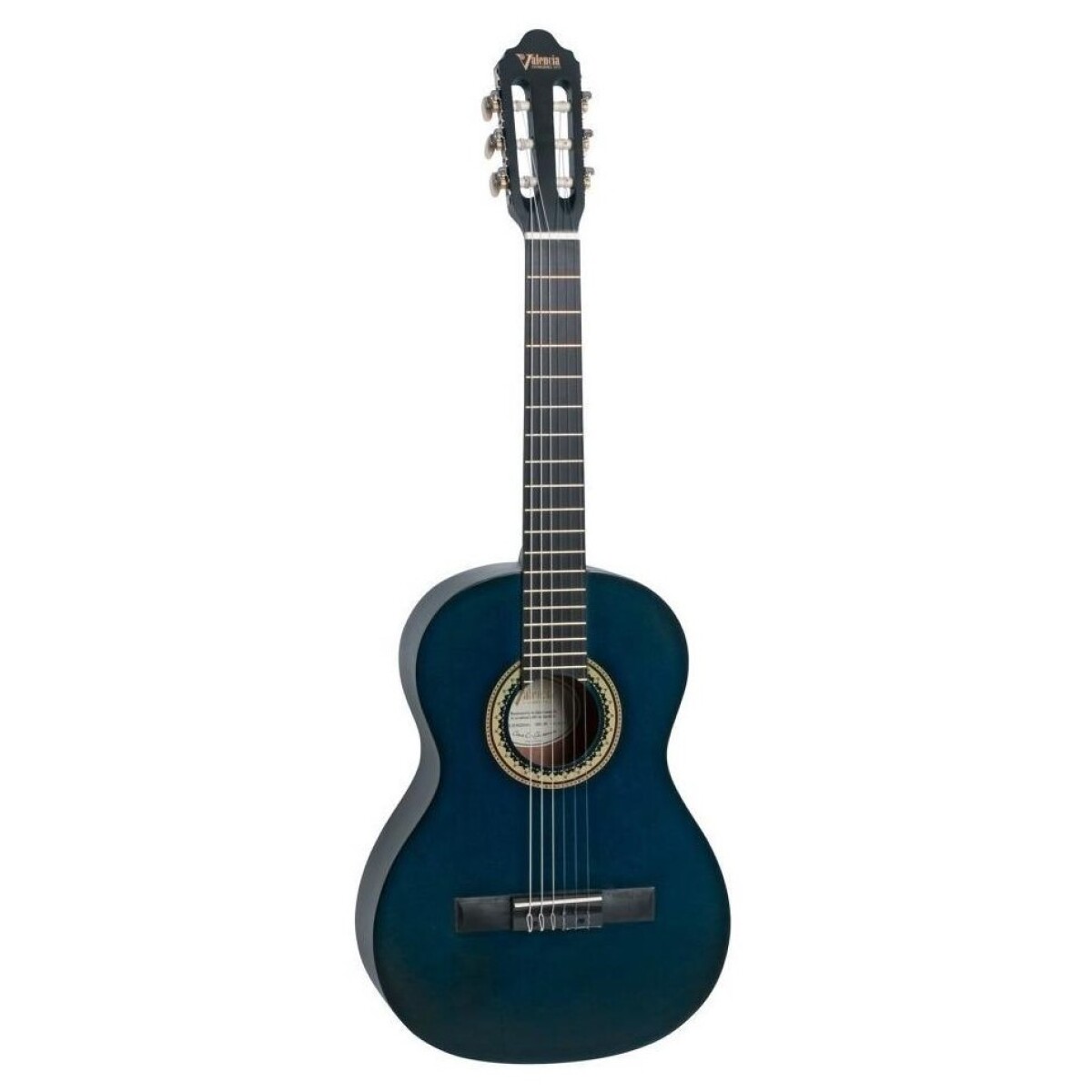Guitarra Clasica Valencia Vc204 Azul 