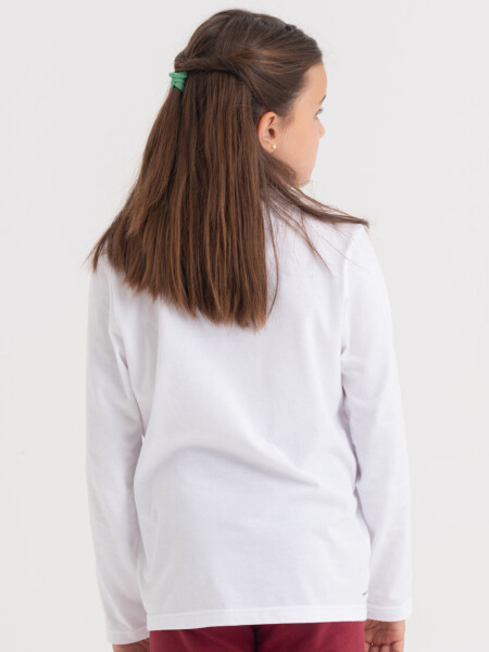 Camiseta manga larga Blanco