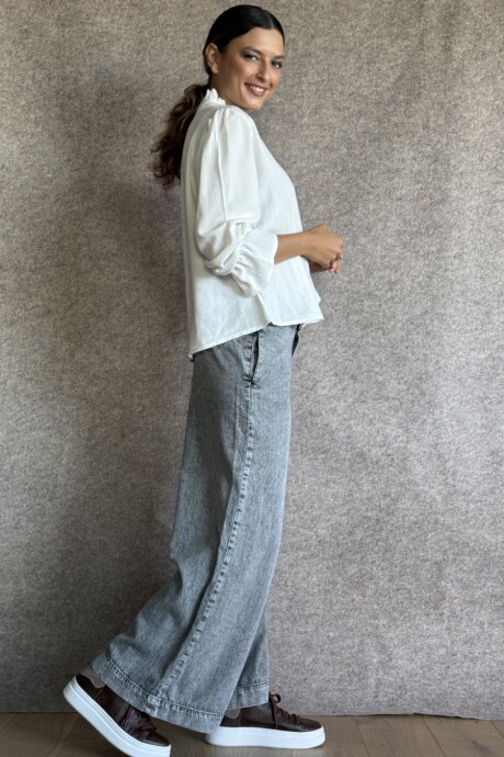 Jean Justa Denim Gris