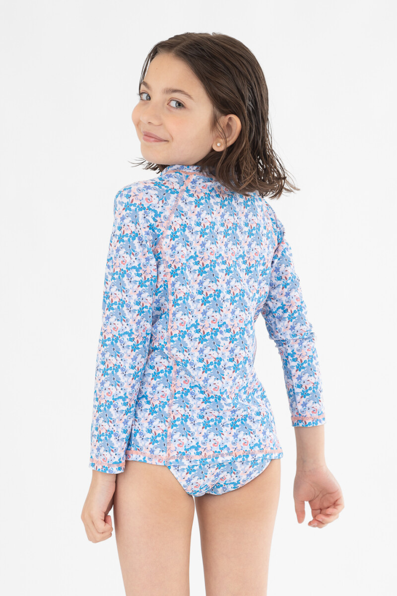 Tshirt manga larga 4-16a Flores