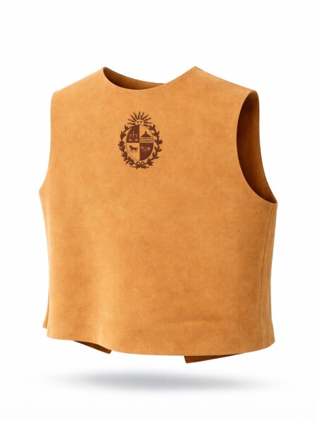 Chaleco Gamuza Escudo Nacional